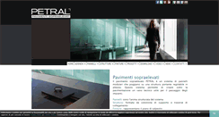 Desktop Screenshot of petral.it